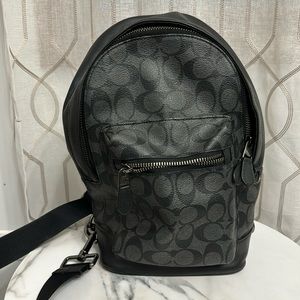Coach West Pack Signature Canvas